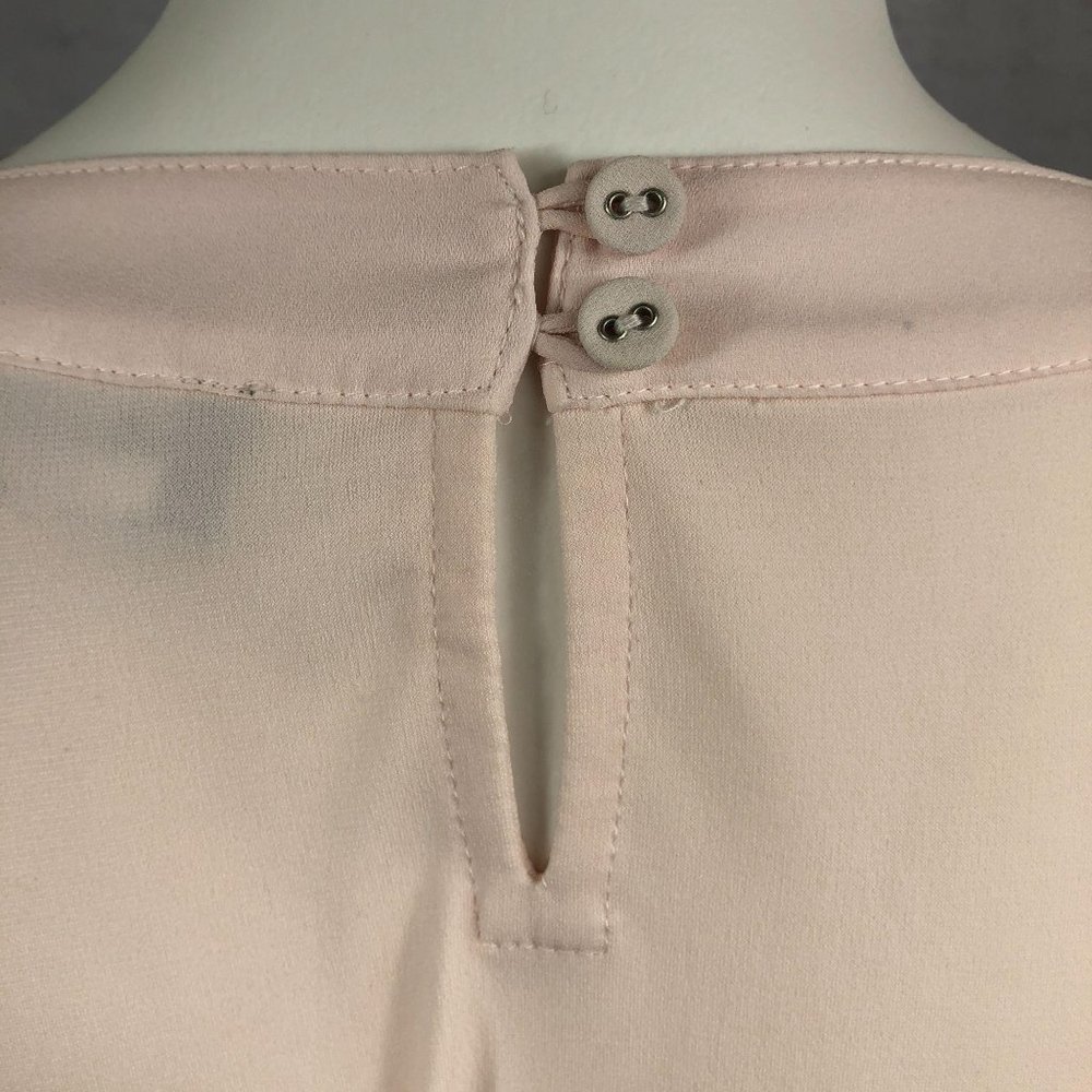 Karl Lagerfeld pink 3/4 sleeve blouse - Picture 5 of 13